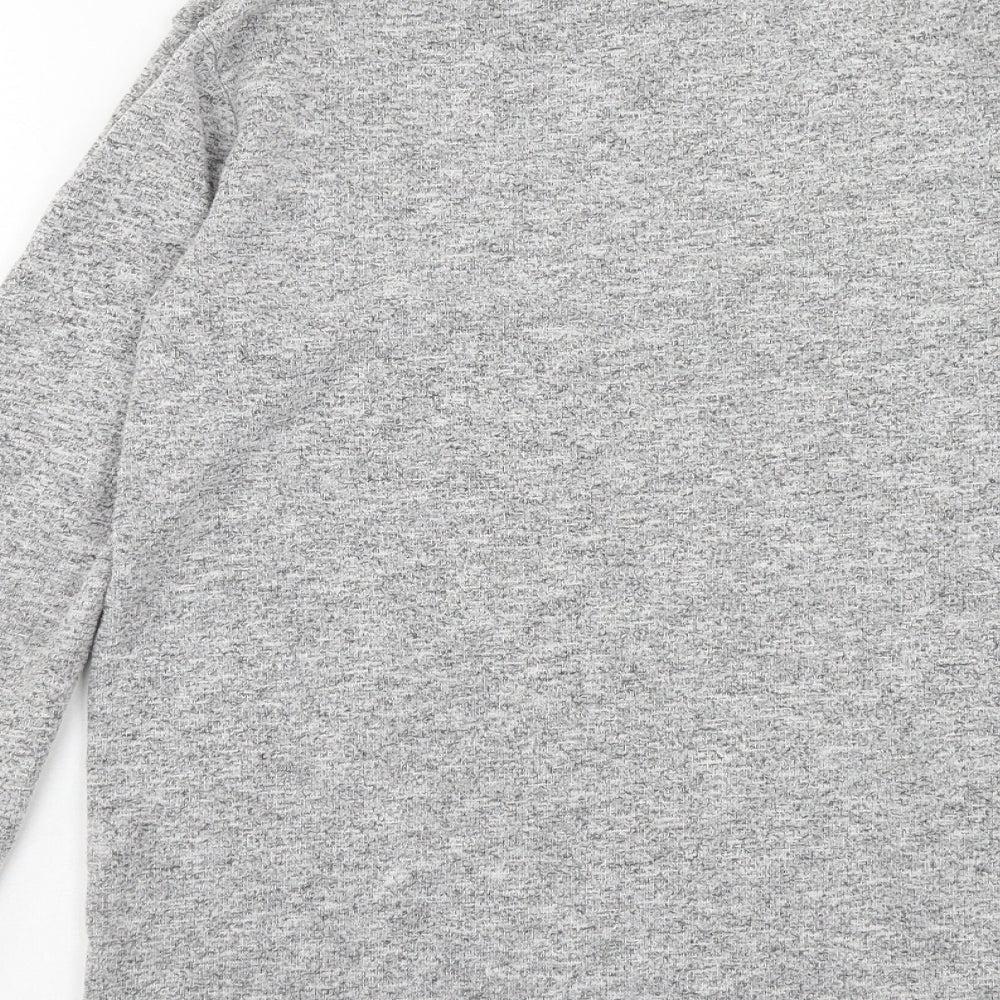 Atmosphere Womens Grey Round Neck Polyester Pullover Jumper Size 10
