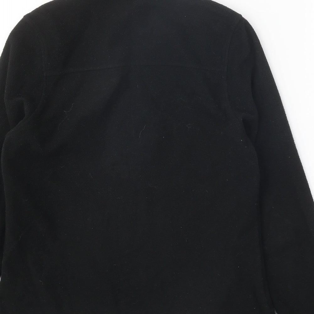 St Michael Womens Black Jacket Size 10 Zip