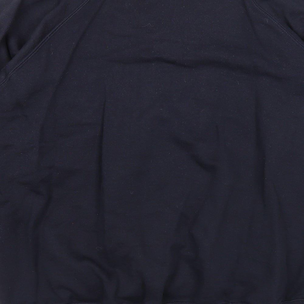 Coolflow Mens Blue Acrylic Pullover Sweatshirt Size S