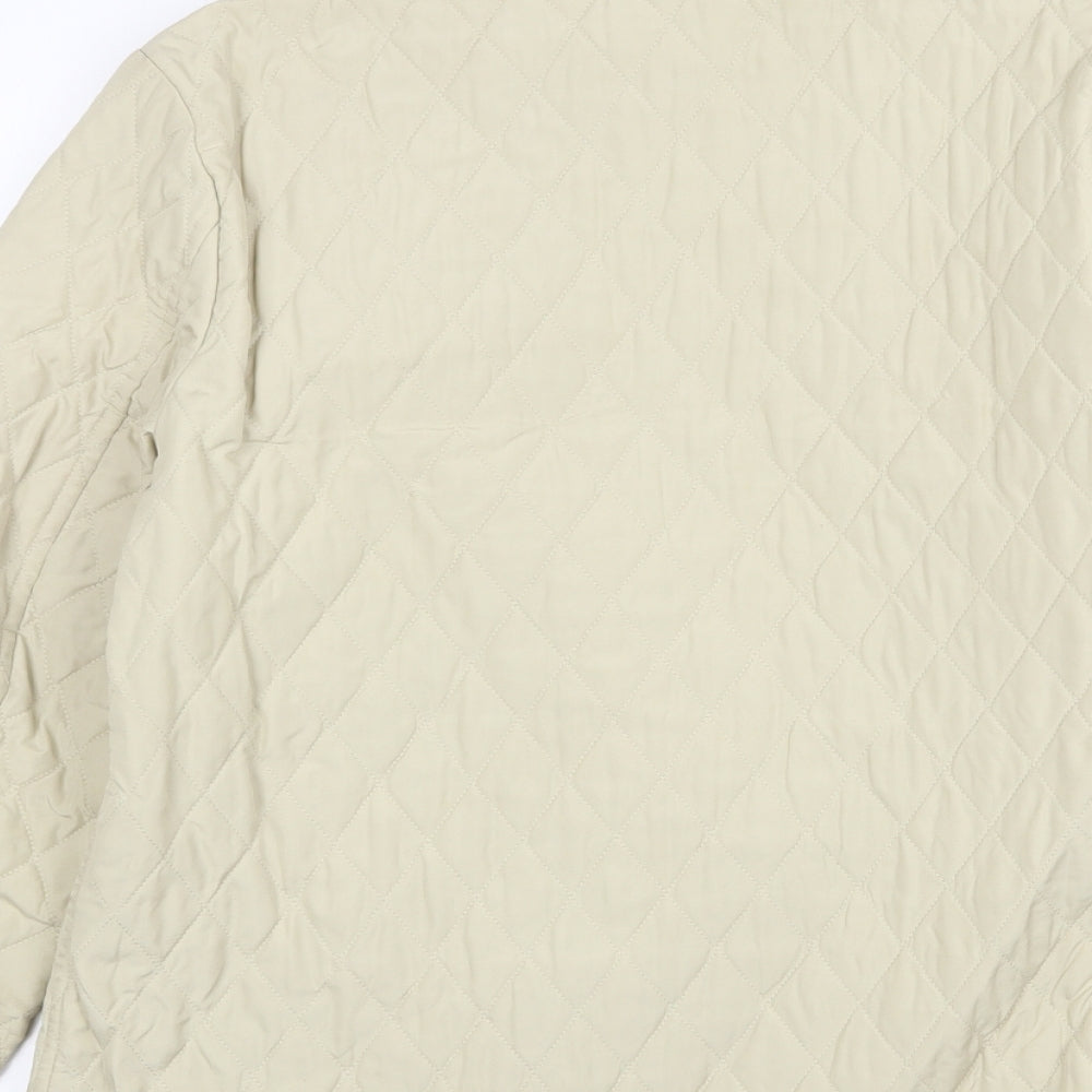 Damart Womens Beige Jacket Size 12 Zip