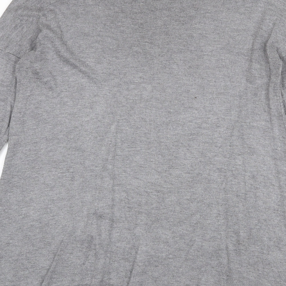 Atmosphere Womens Grey Round Neck Viscose Pullover Jumper Size 8