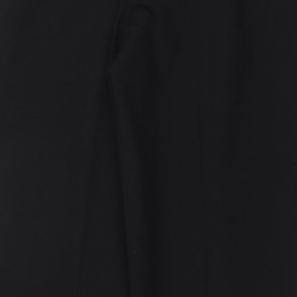 Intuition Womens Black Polyester Trousers Size 12 Regular Zip