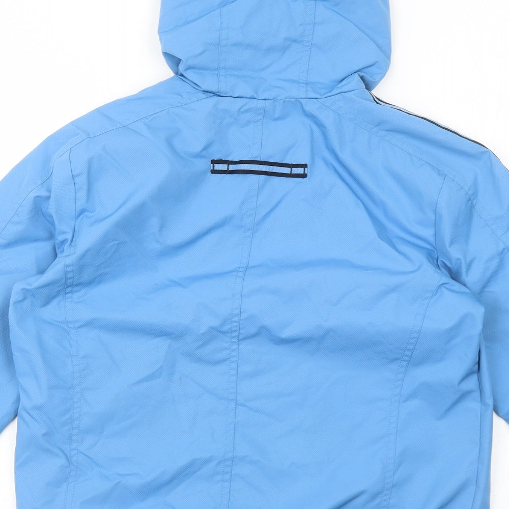 IZOD Womens Blue Jacket Size S Zip