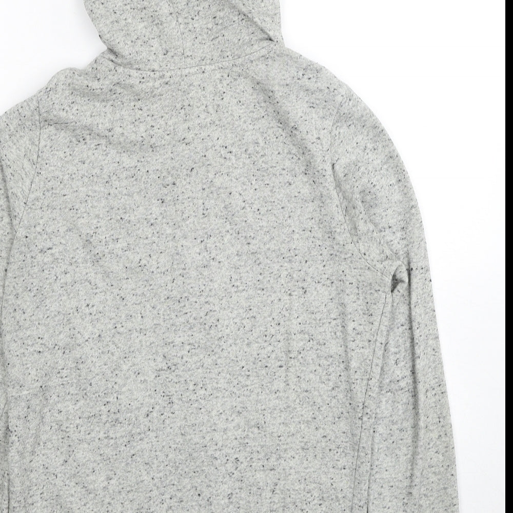 Divided by H&M Womens Grey Cotton Full Zip Hoodie Size S Zip