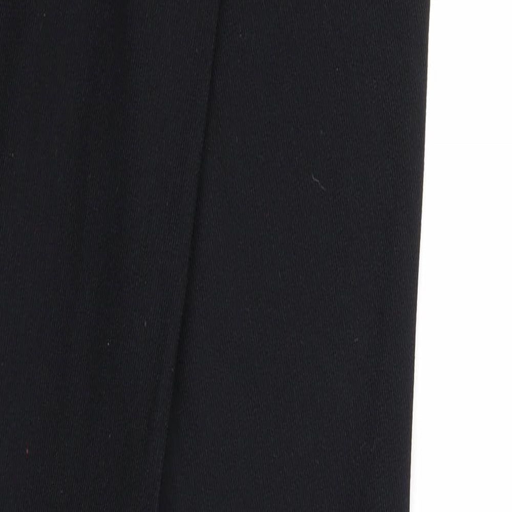 Caldene Womens Black Polyester Trousers Size M Regular