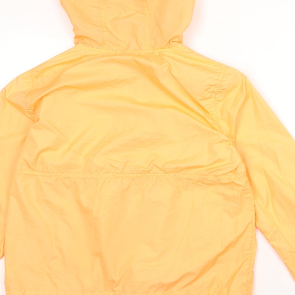 Brave Soul Womens Orange Jacket Size 10 Zip