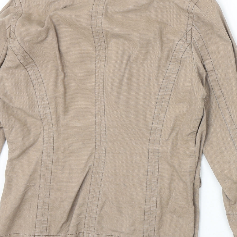 Dorothy Perkins Womens Brown Jacket Size 10 Button