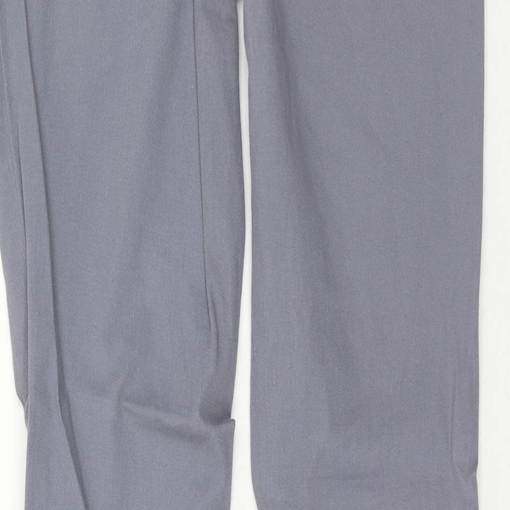 H&M Womens Grey Cotton Skinny Jeans Size 10 Regular Zip