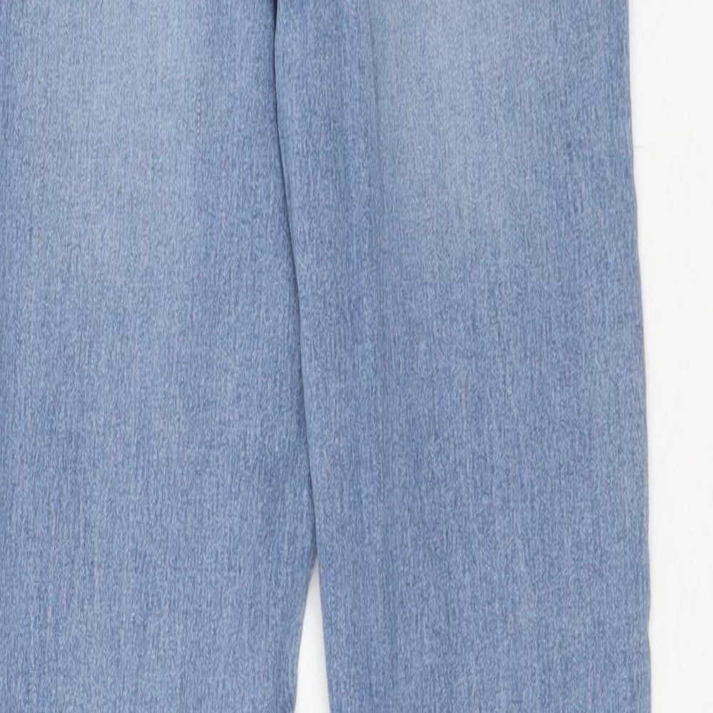 H&M Womens Blue Cotton Skinny Jeans Size 28 in L32 in Regular Zip