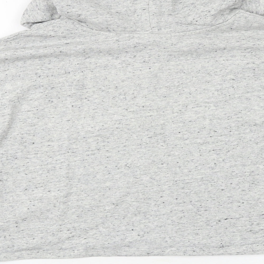 H&M Womens Grey Chlorofibre Pullover Hoodie Size L Pullover