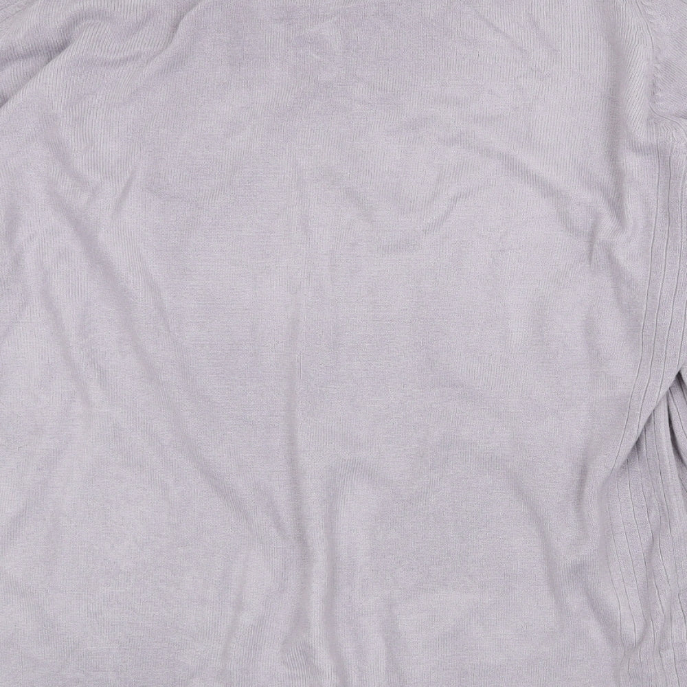 NEXT Mens Purple Acrylic Pullover Sweatshirt Size L