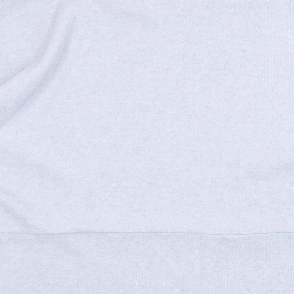 F&F Womens Blue Boat Neck Polyester Pullover Jumper Size 16