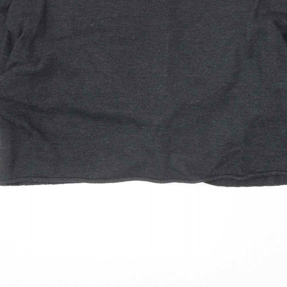 FOREVER 21 Womens Grey Polyester Pullover Sweatshirt Size S Pullover