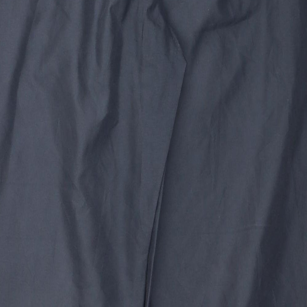 Dorothy Perkins Womens Grey Polyester Carpenter Trousers Size 10 Regular Zip