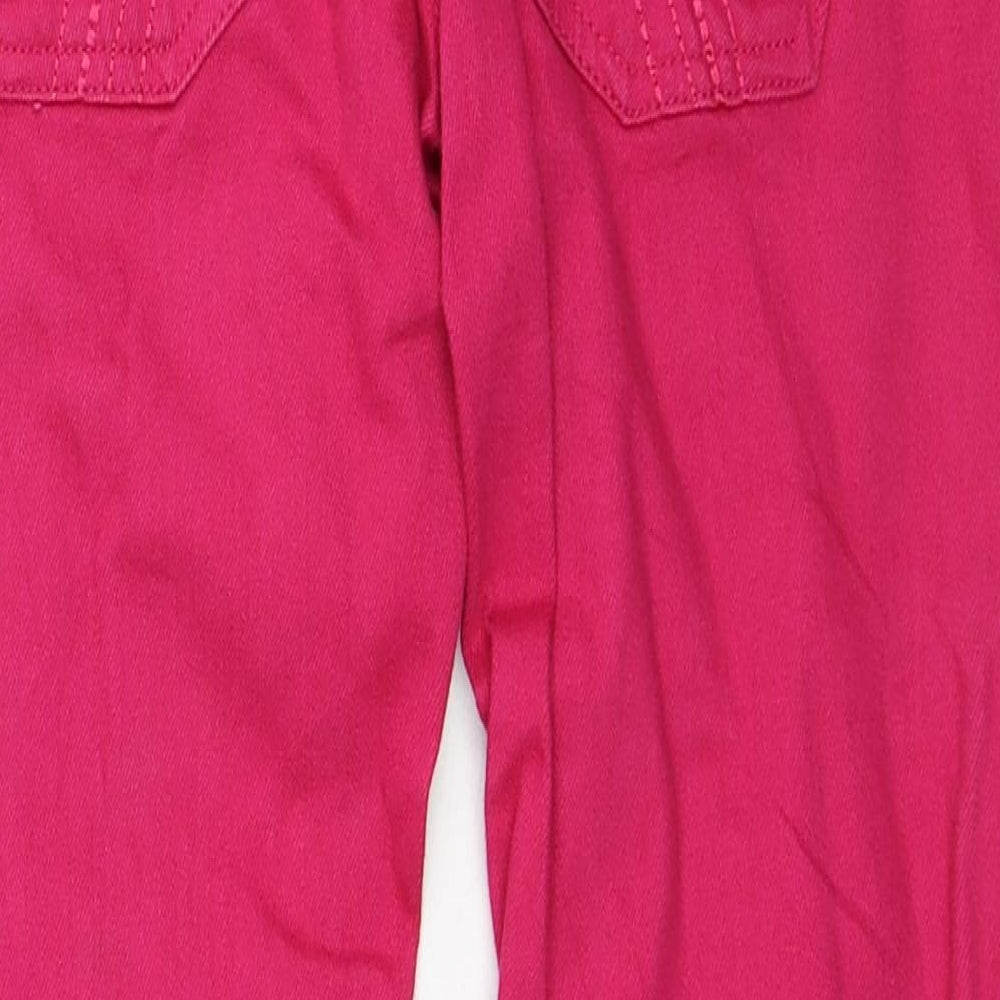 Pineapple Womens Pink Cotton Straight Jeans Size 8 Regular Zip