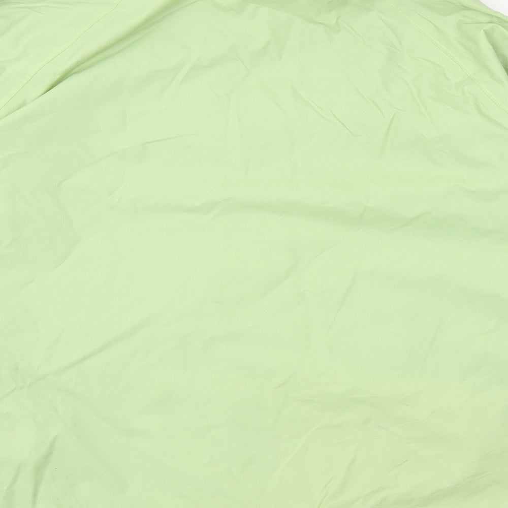 Technicals Womens Green Windbreaker Jacket Size 10 Zip