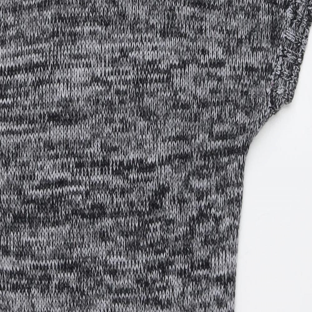 Originals Womens Grey Roll Neck Acrylic Pullover Jumper Size M