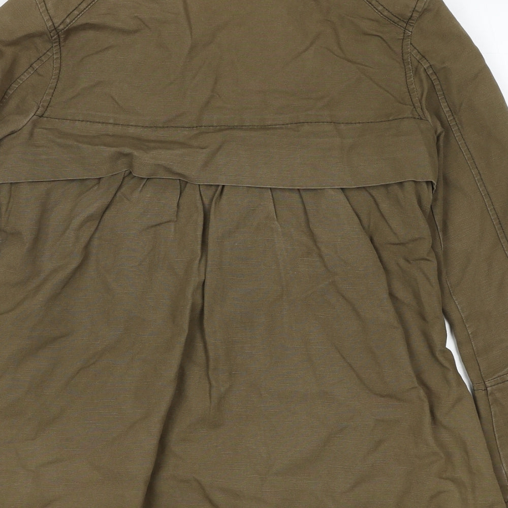 NEXT Womens Green Jacket Size 8 Zip