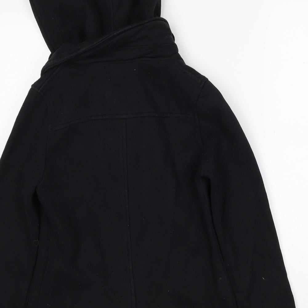 Izabel Womens Black Jacket Size S Button