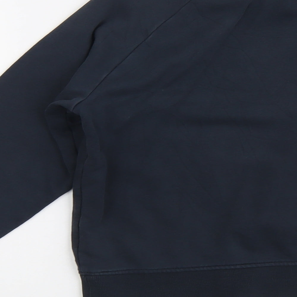 Next Boys Blue Cotton Pullover Sweatshirt Size 8 Years Pullover