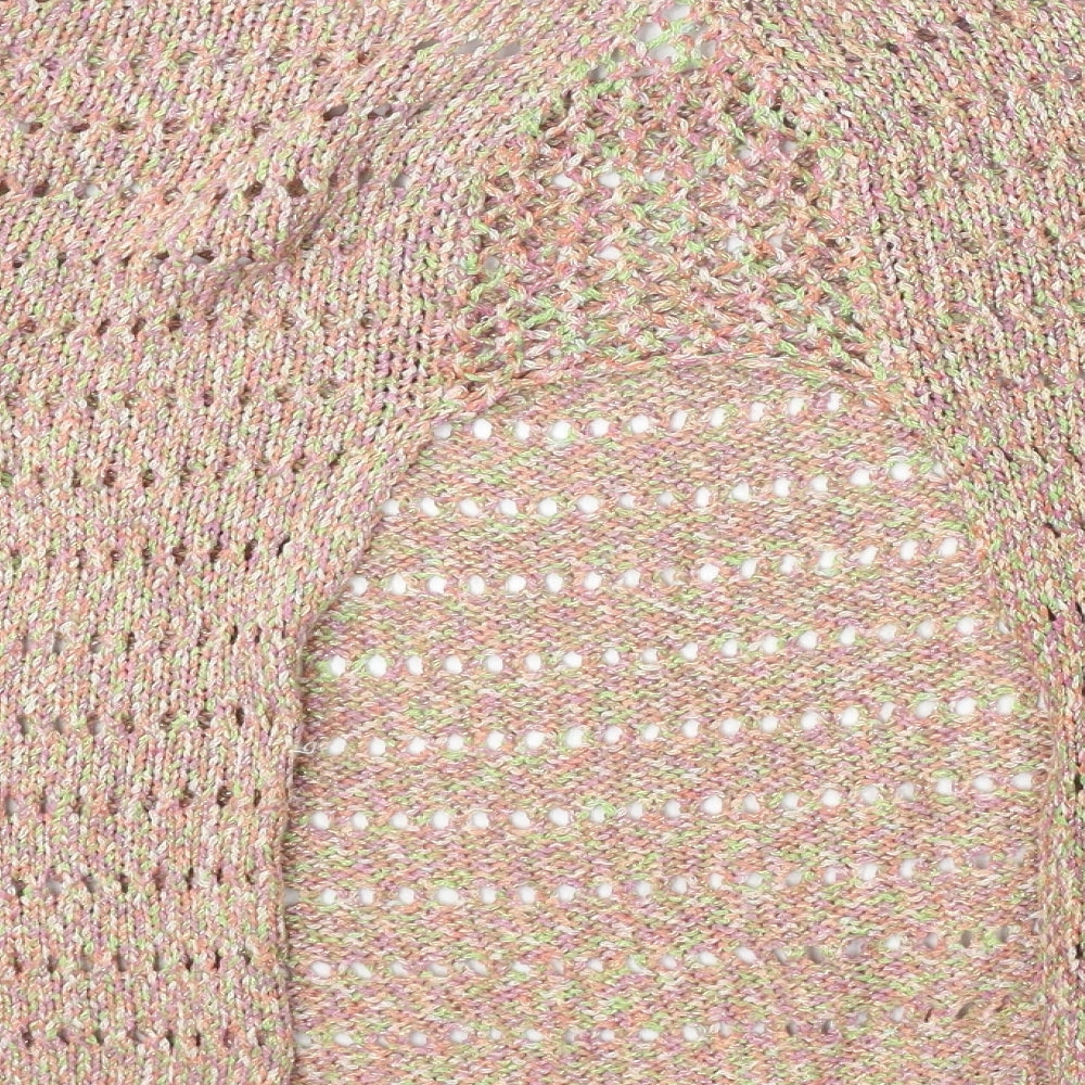 OPUS Womens Beige Boat Neck Cotton Pullover Jumper Size 10 - Open Back