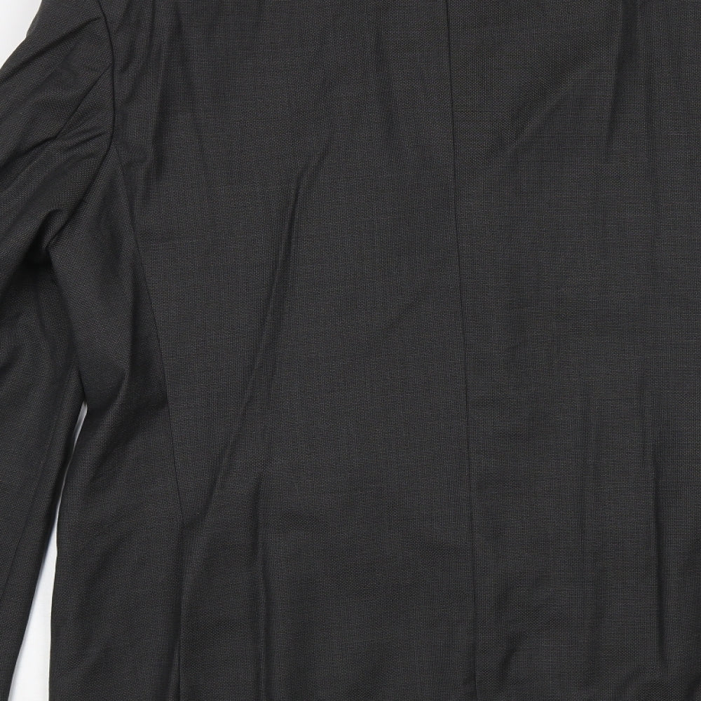 Marks & Spencer Mens Grey Wool Jacket Suit Jacket Size 44 Regular