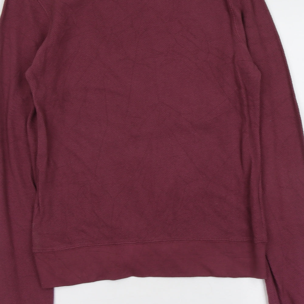 Boohoo Mens Purple Cotton Pullover Sweatshirt Size M