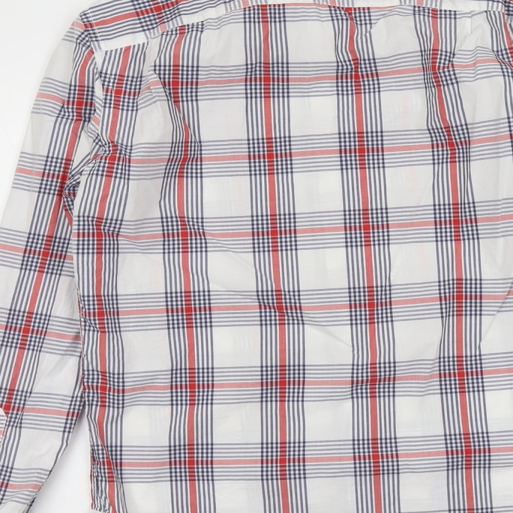 Gap Mens Multicoloured Geometric Cotton Button-Up Size S Collared Button