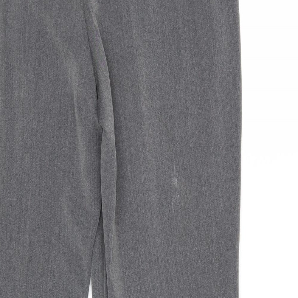 Vida Vi Womens Grey Polyester Trousers Size 14 Regular