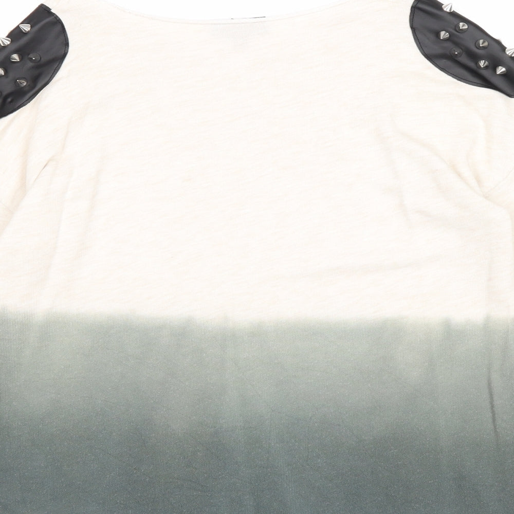 Topshop Womens Multicoloured Cotton Pullover Sweatshirt Size 6 Pullover
