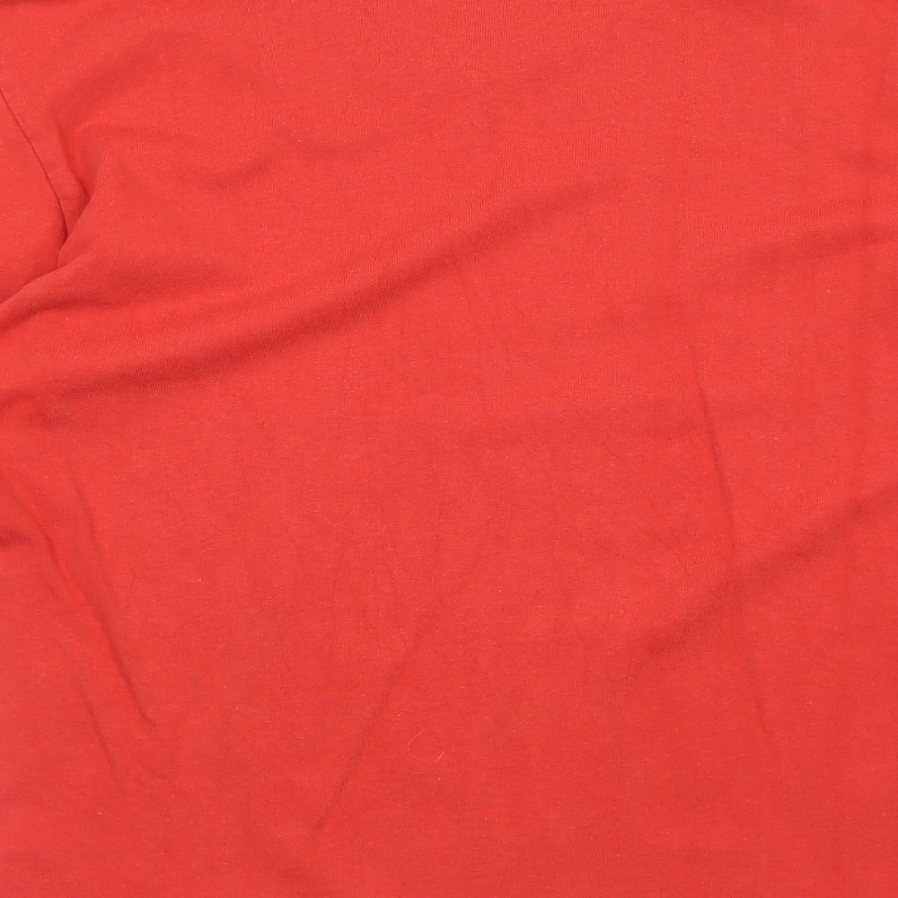 Sensatori Mens Red Cotton Pullover Sweatshirt Size L