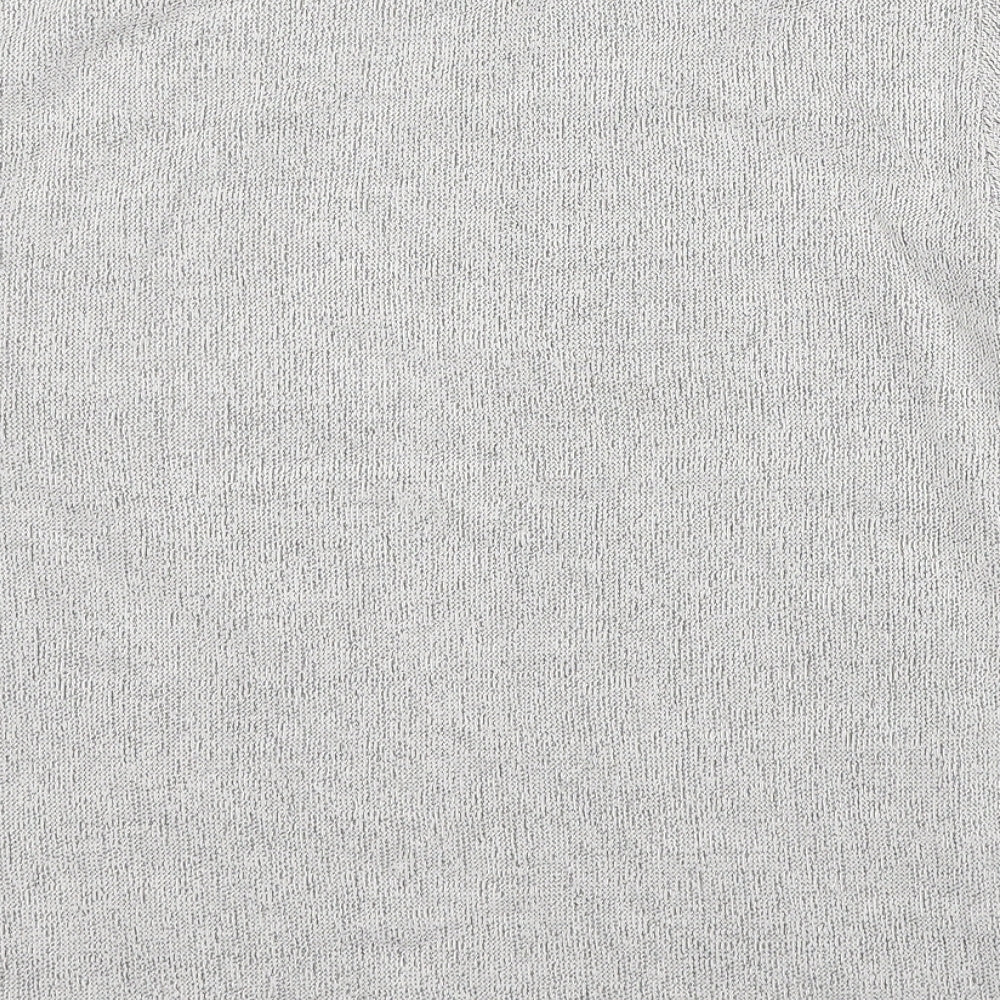 Orvis Womens Grey Round Neck Cotton Pullover Jumper Size S