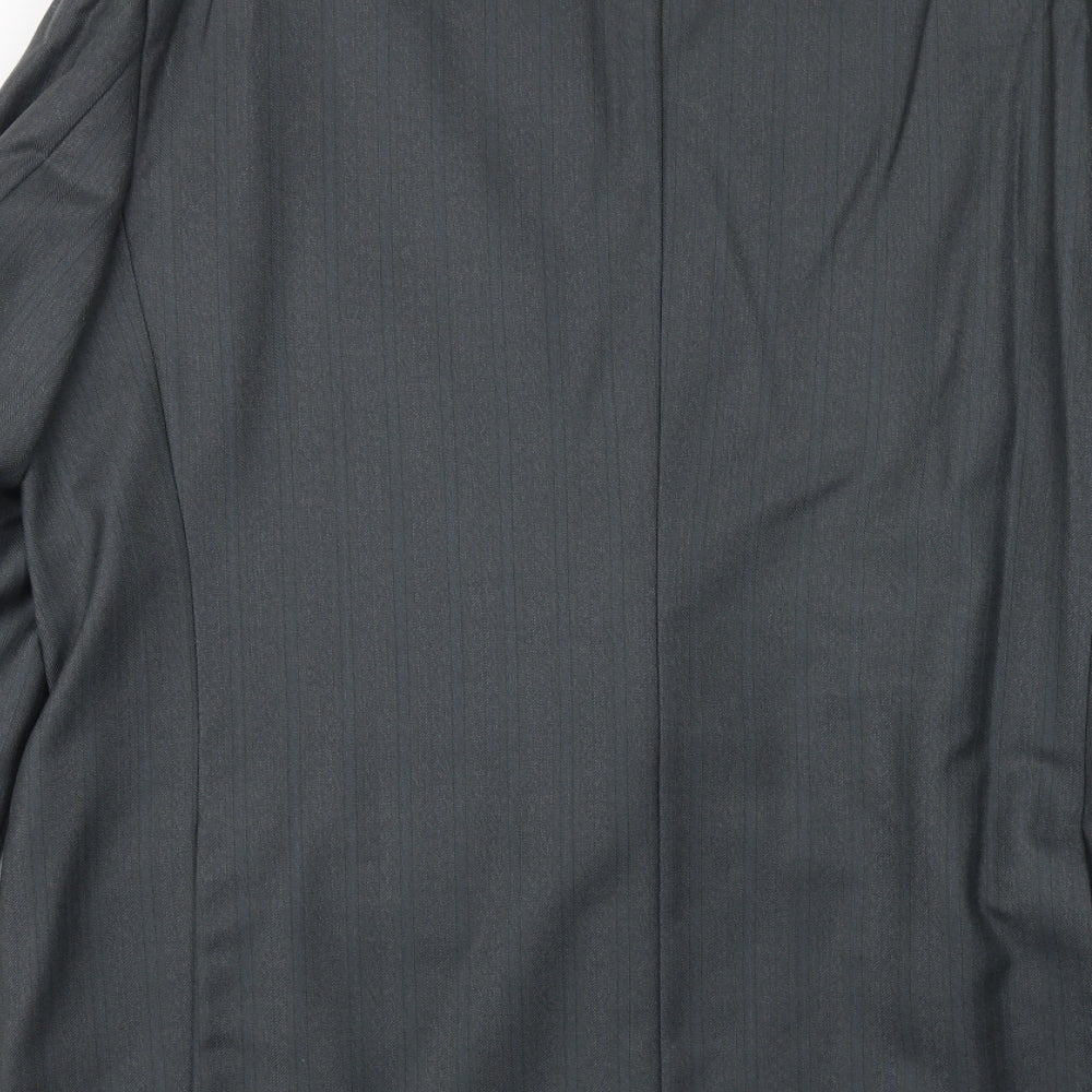 Wellington Mens Grey Wool Jacket Suit Jacket Size 44 Regular