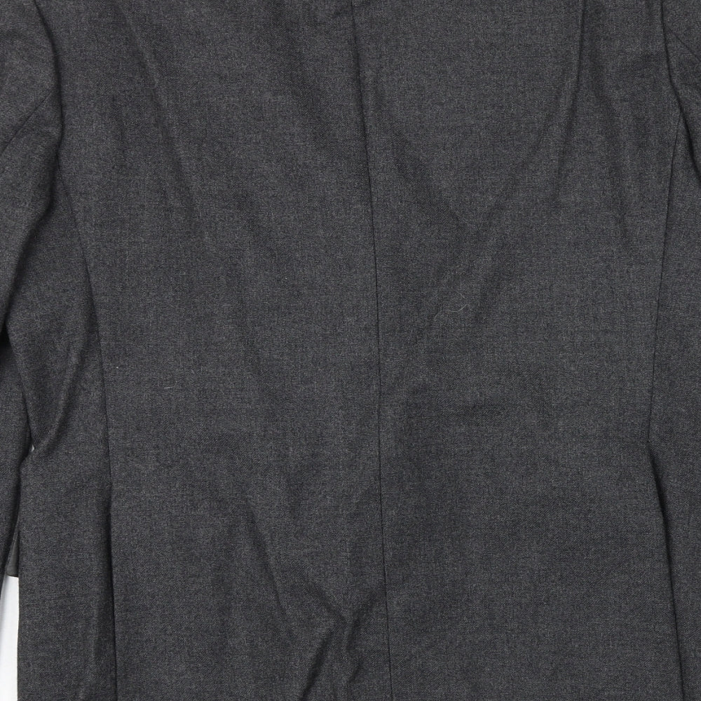 Debenhams Mens Grey Wool Jacket Suit Jacket Size 40 Regular