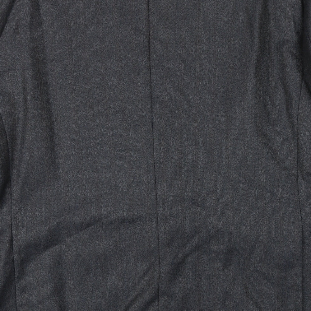 Wellington Mens Grey Wool Jacket Suit Jacket Size 44 Regular