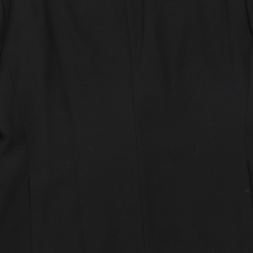 Wellington Mens Black Polyester Jacket Suit Jacket Size 42 Regular