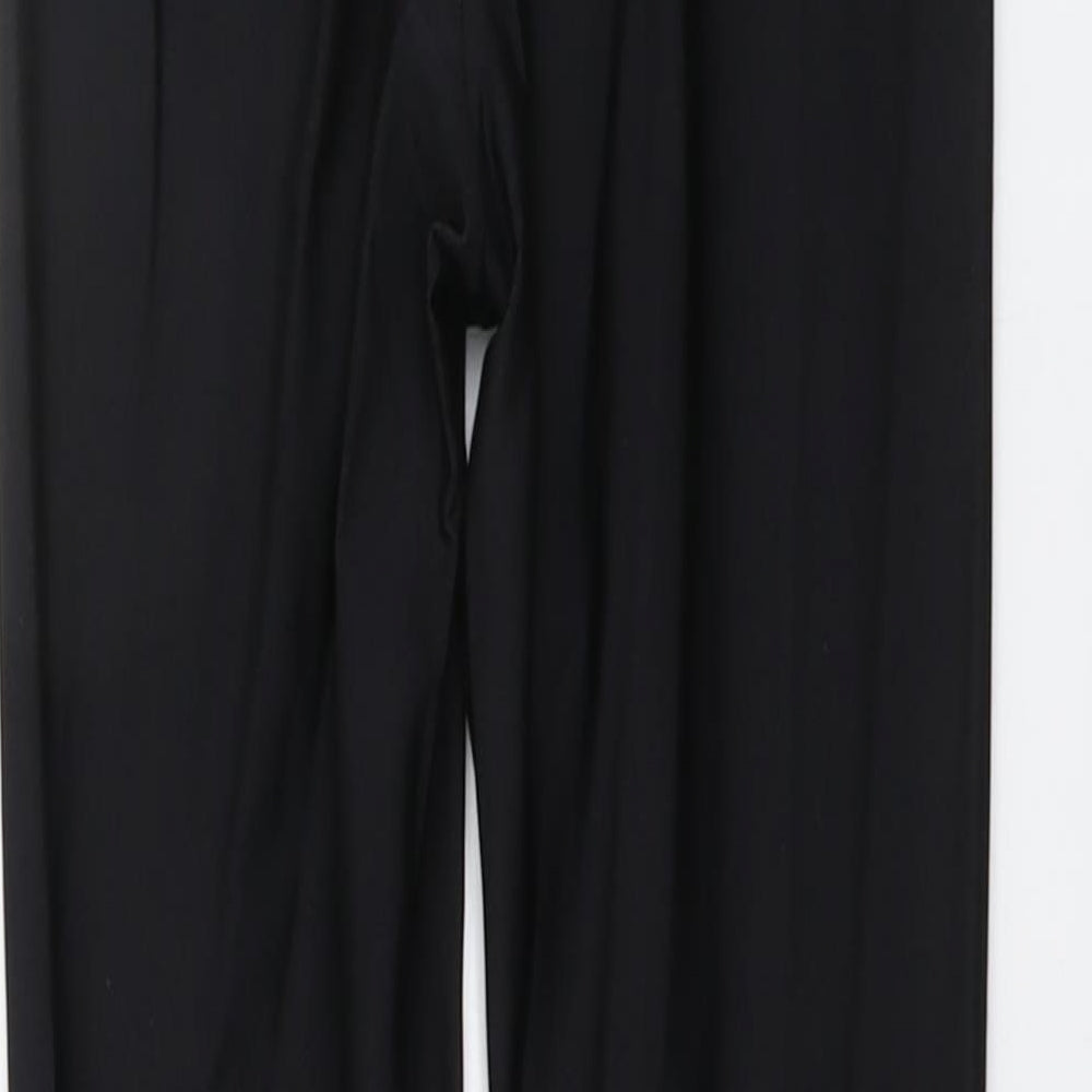 Missguided Womens Black Polyester Chino Leggings Size 8 L27 in