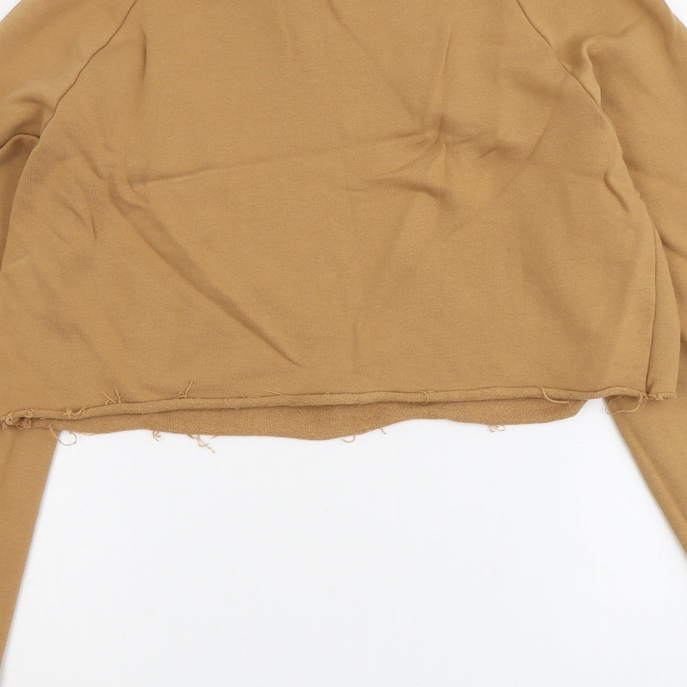 ASOS Womens Beige Cotton Pullover Sweatshirt Size L Pullover