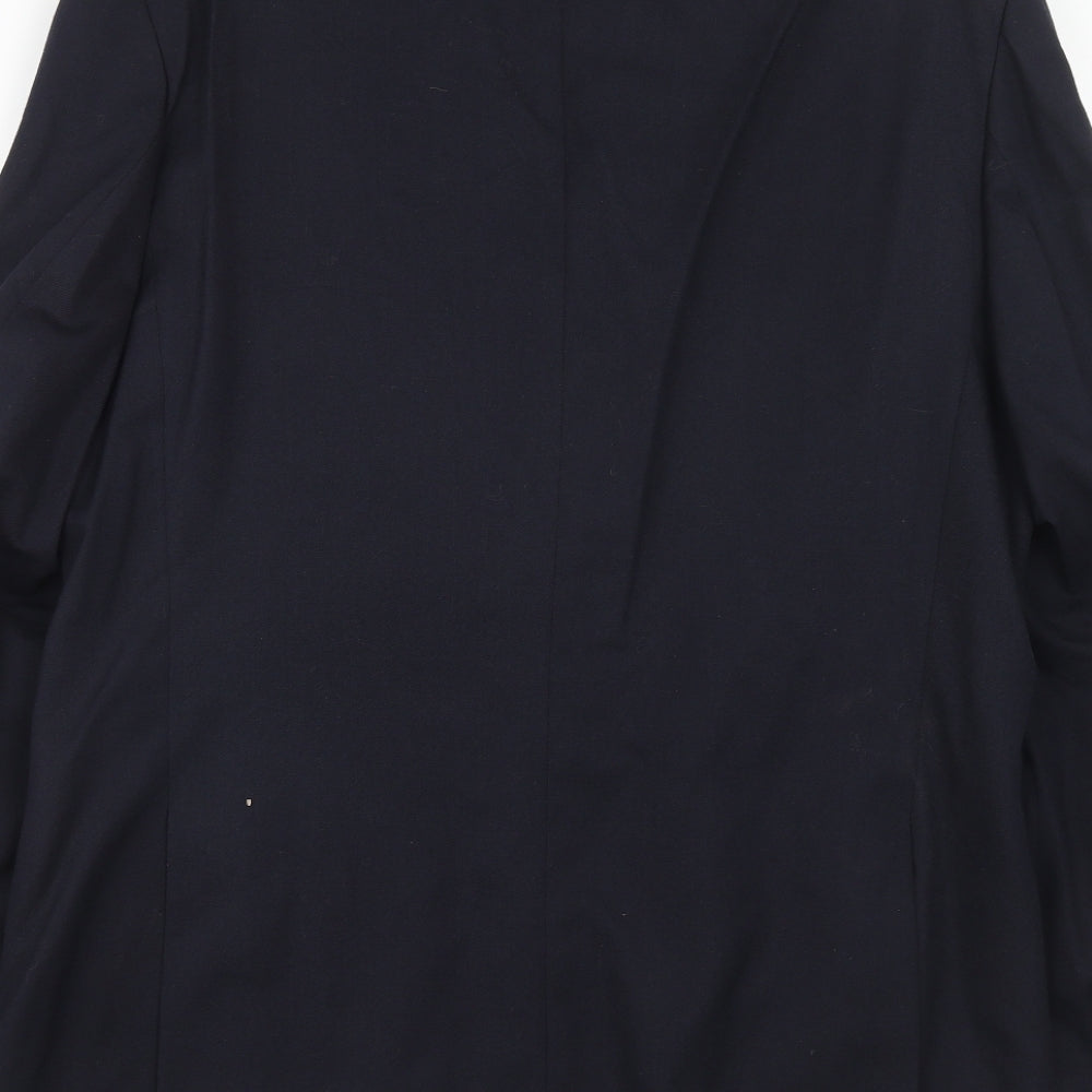 Chatsworth Mens Blue Wool Jacket Suit Jacket Size 42 Regular