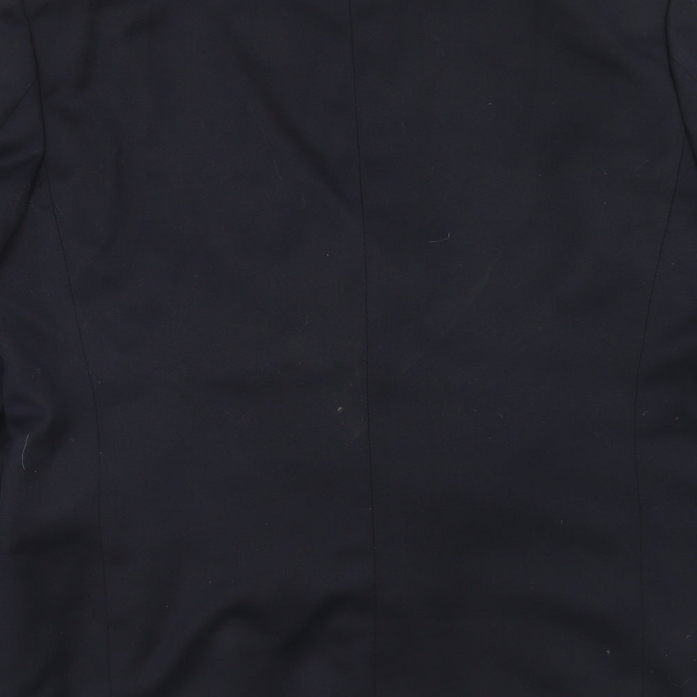 Burton Mens Blue Polyacrylate Fibre Jacket Suit Jacket Size 44 Regular