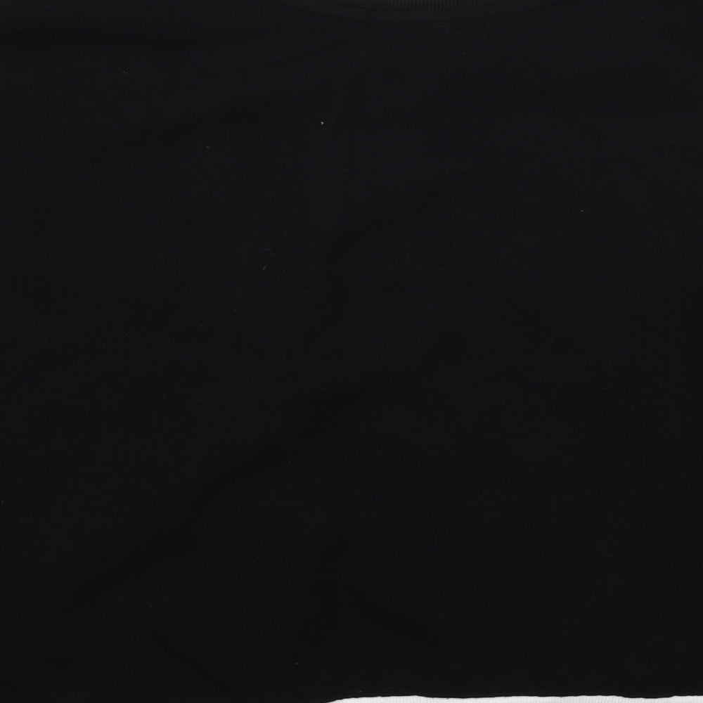 Primark Womens Black Polyester Pullover Sweatshirt Size 4 Pullover - Size 4-6