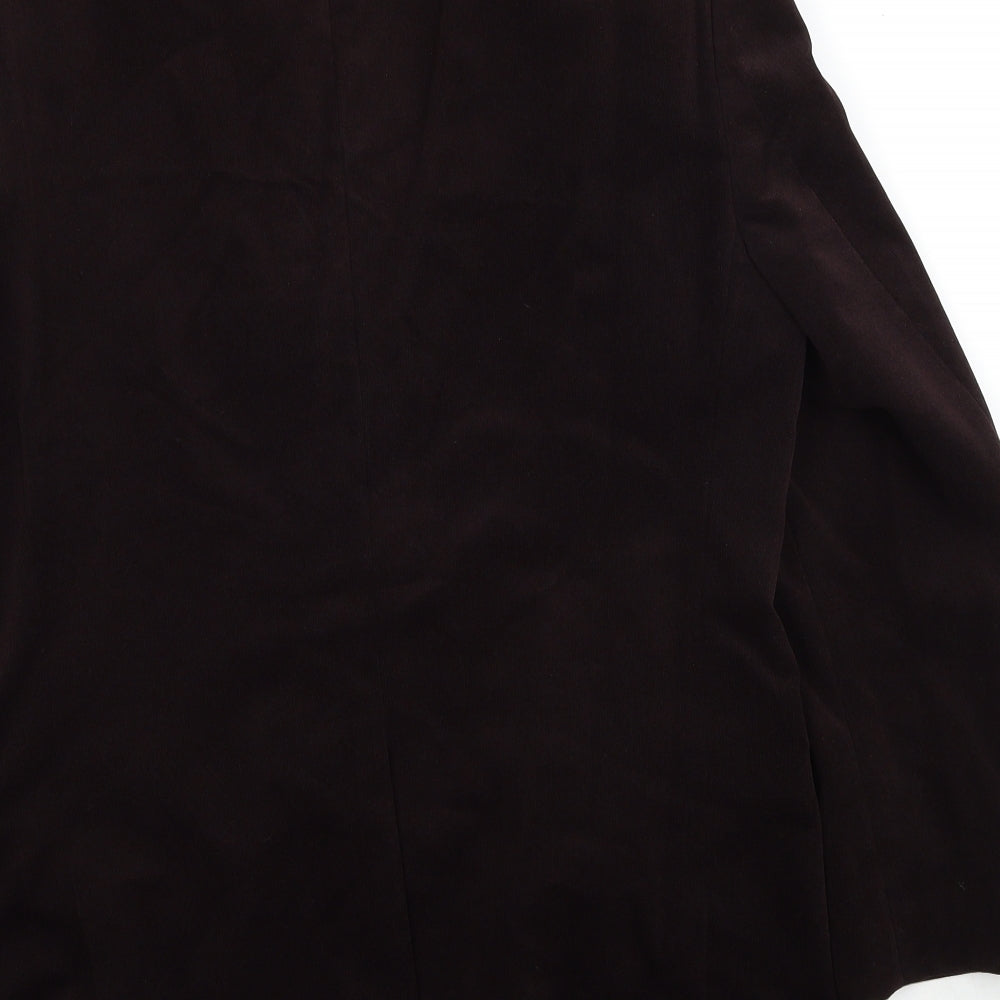 Marks & Spencer Mens Purple Polyester Jacket Blazer Size 38 Regular