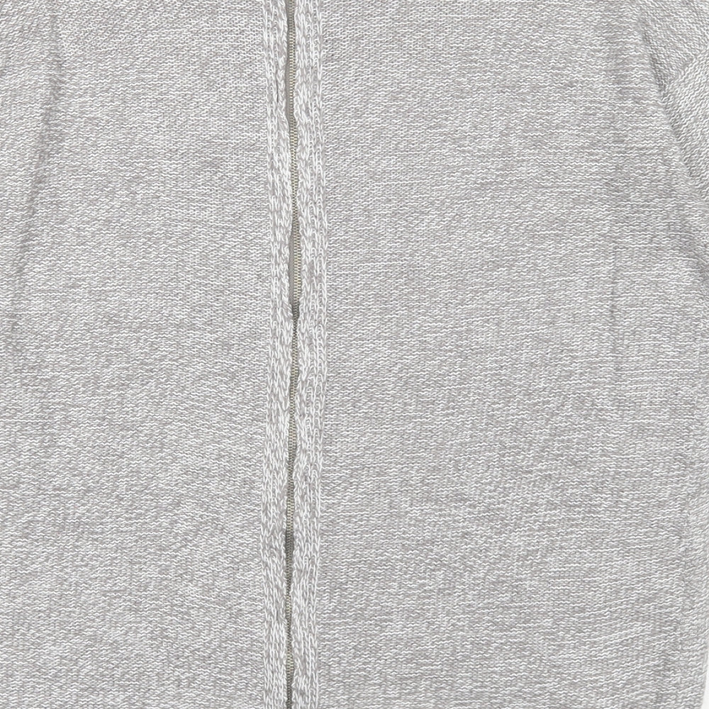 Papaya Womens Grey Boat Neck Acrylic Pullover Jumper Size S