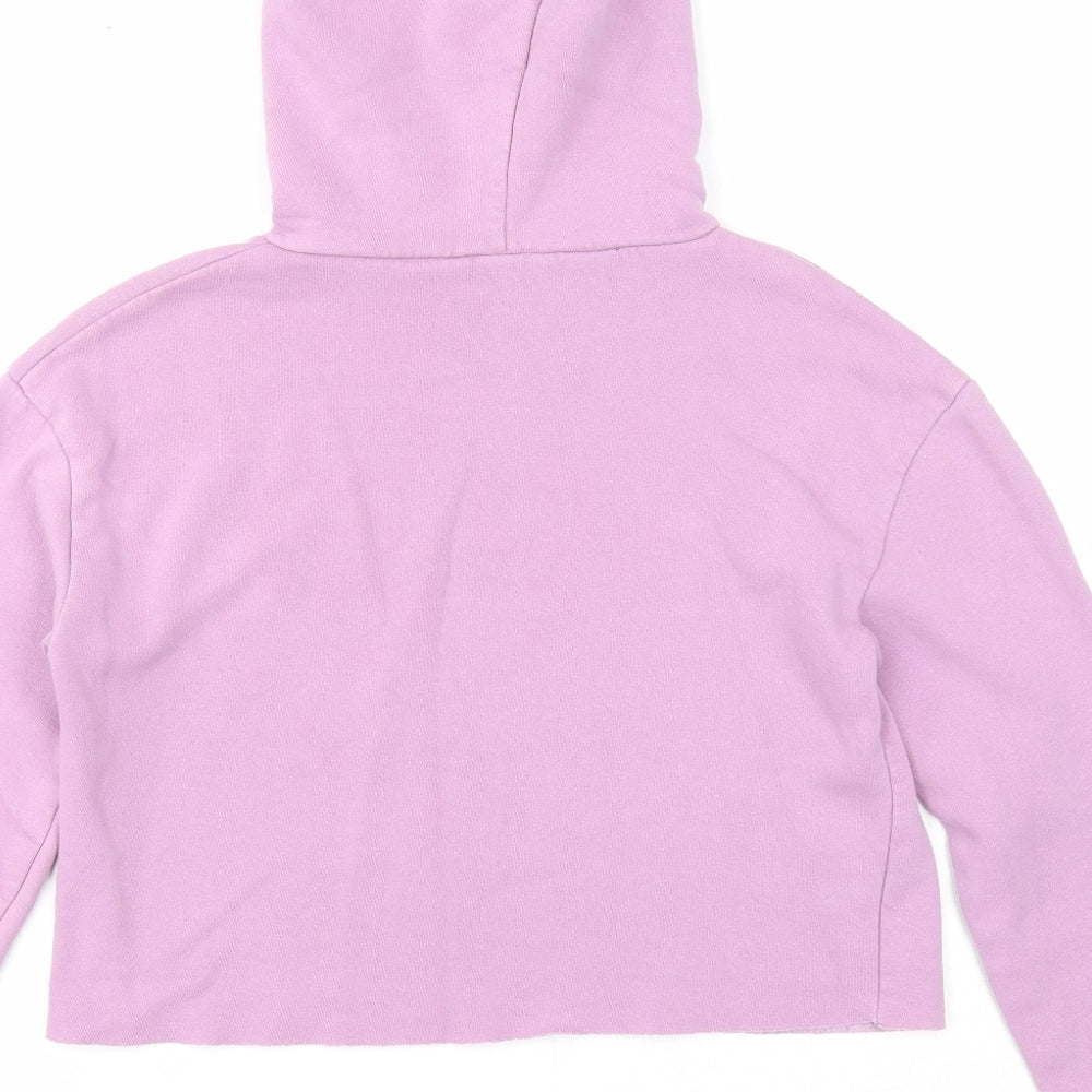 Atmosphere Womens Purple Cotton Pullover Hoodie Size 8 Pullover