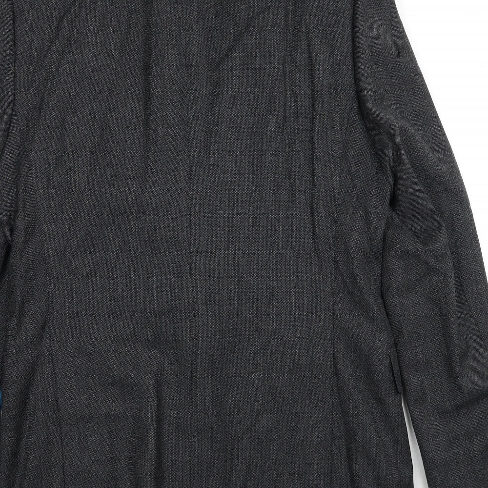 Marks & Spencer Mens Grey Wool Jacket Suit Jacket Size 40 Regular