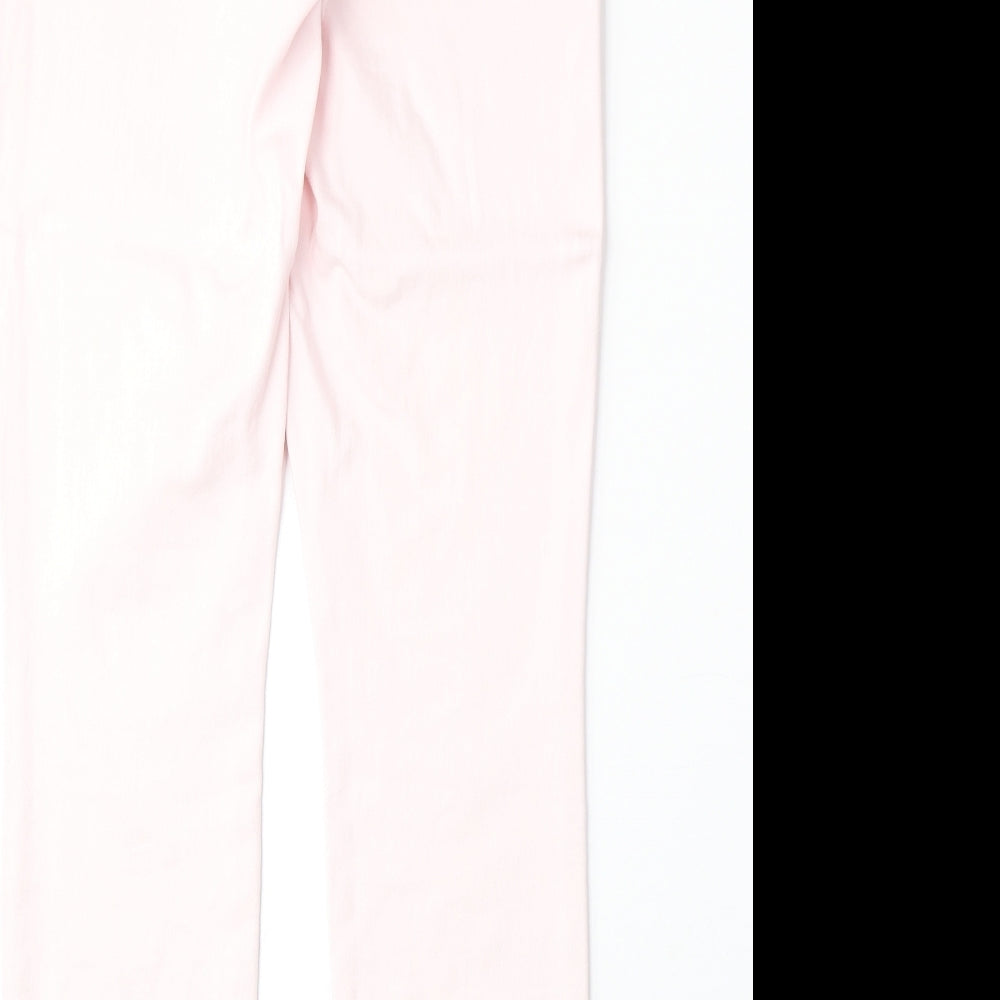 Gap Womens Pink Cotton Straight Jeans Size 27 in Regular Zip