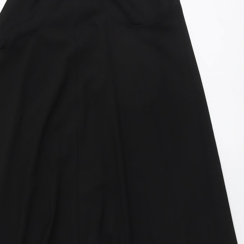 Glamorous Womens Black Polyester Trapeze & Swing Size 10 Round Neck Pullover