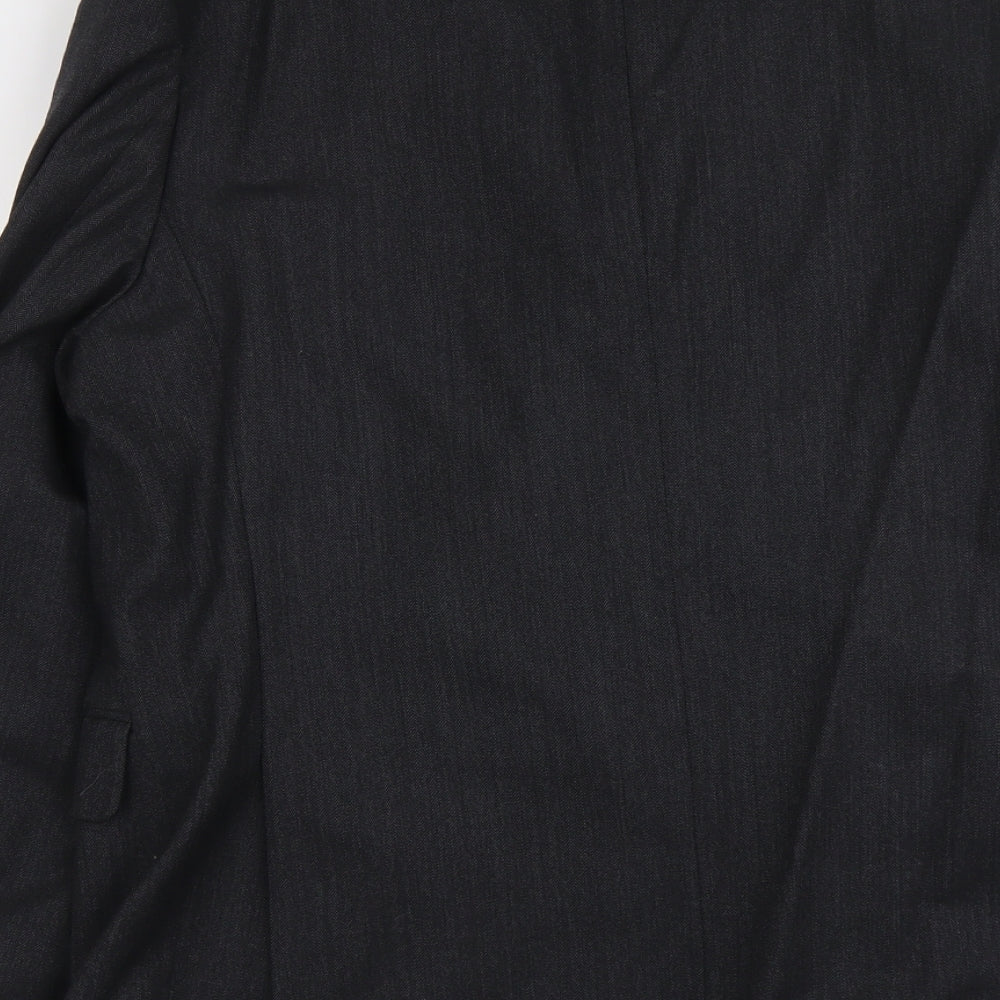 Marks & Spencer Mens Grey Wool Jacket Suit Jacket Size L Regular