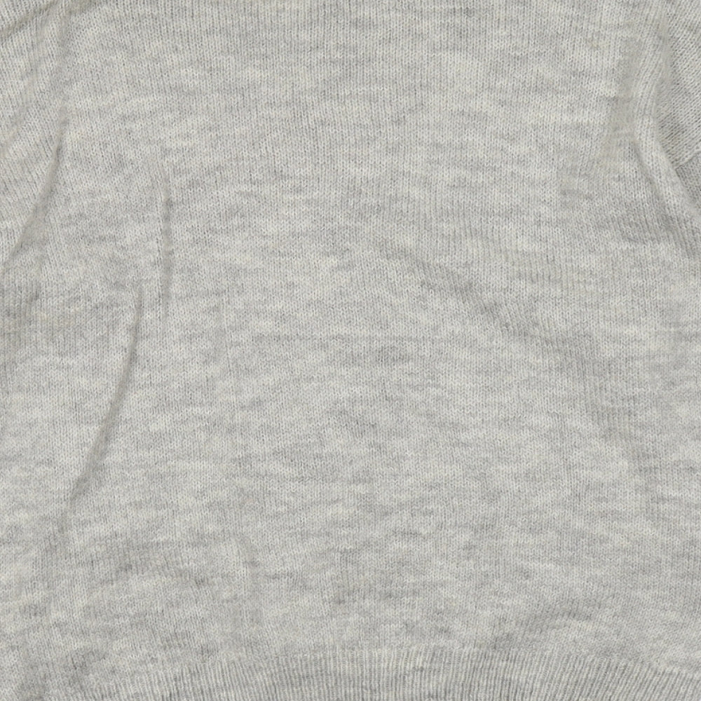 Roman Womens Green Round Neck Acrylic Pullover Jumper Size 12