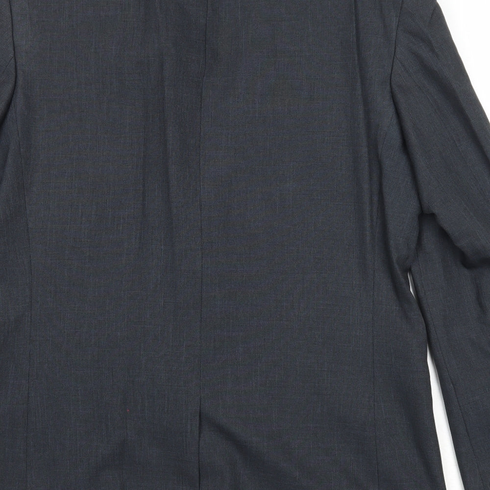 Taylor & Wright Mens Grey Polyester Jacket Suit Jacket Size 40 Regular